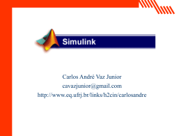 Desenvolvendo aplicações em Simulink