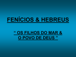FENÍCIOS & HEBREUS