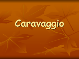 Caravaggio - escolafilintomuller