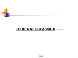 to-06 - teoria neoclassica
