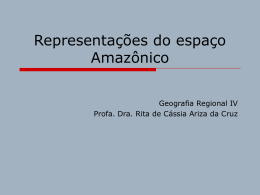 Representações do espaço Amazônico