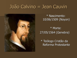 João Calvino.