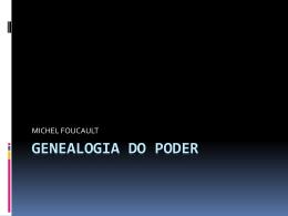 GENEALOGIA DO PODER