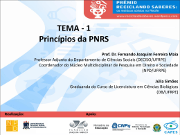 TEMA-1 – Principios da PNRS