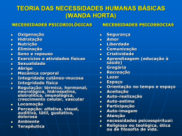 Teoria das Necessidades Humanas Básicas (Wanda Horta)