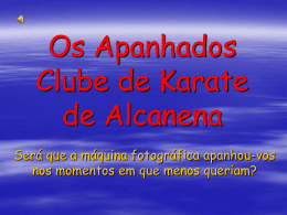 Os Apanhados - clube de karate amicale do concelho de alcanena