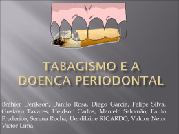 Tabagismo e a doença periodontal