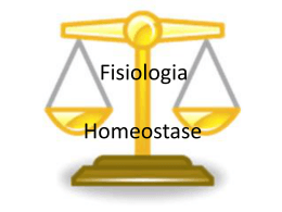 Homeostase - Universidade Federal Fluminense