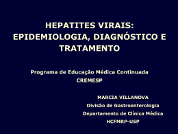TRATAMENTO DA HEPATITE C