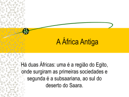 A África Antiga
