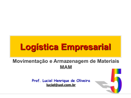 Fornecedor - Log&iacute;stica Empresarial