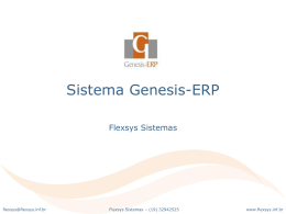 Sistema Genesis-ERP