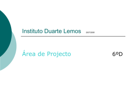 Diapositivo 1 - Instituto Duarte de Lemos