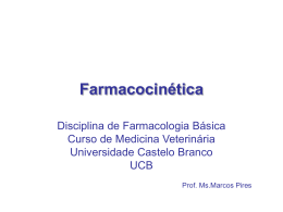 Farmacocinética - Universidade Castelo Branco