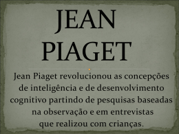 JEAN PIAGET