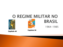 A Ditadura militar no Brasil