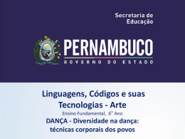 Diversidade na dança técnicas corporais dos povos