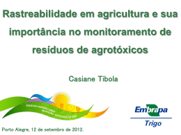 Eng. Agr. Dra. Cassiane Salete Tibola - Crea-RS