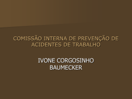 COMISSÃO INTERNA DE PREVENÇÃO DE ACIDENTES DE