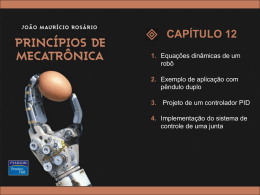 1. Equa&ccedil;&otilde;es din&acirc;micas de um rob&ocirc;
