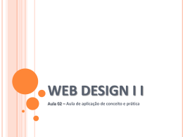 WEB DESIGN I