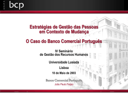Apresenta&ccedil;&atilde;o - IV Semin&aacute;rio Gest&atilde;o de Recursos Humanos