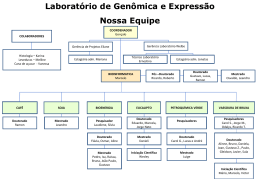Organograma - LGE - Laboratório de Genômica e Expressão