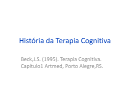História da Terapia Cognitiva