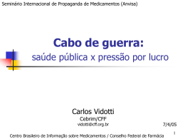 Carlos César Flores Vidotti – Brasil / Cebrim