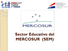 Sector Educativo del MERCOSUR
