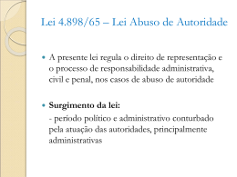 Abuso de autoridade