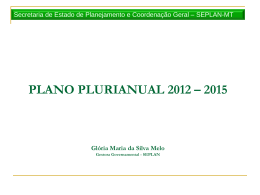PPA 2012-2015- Infra-Estrutura