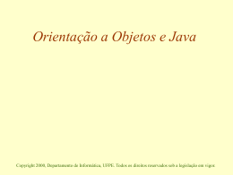 Estruturas de controle, atributos, m&eacute;todos, objetos e classes em Java