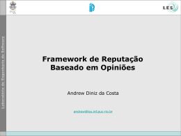 FrameworkReputacao-apt1 - (LES) da PUC-Rio