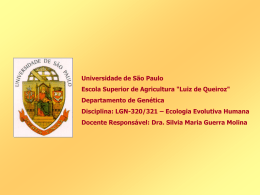 EEH-aula 12-2015 - Coevolução genes cultura