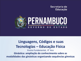 Gin&aacute;stica: amplia&ccedil;&atilde;o do conhecimento sobre as modalidades