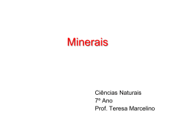 Minerais - Aejv.org