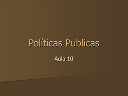 Pol&iacute;ticas Publicas