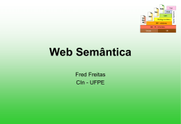 Web semântica - Centro de Informática da UFPE