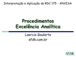 Excel&ecirc;ncia Anal&iacute;tica