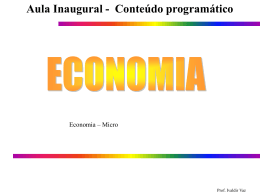 Economia - Objetivo Sorocaba