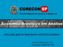 Apresentação - Economia Brasileira em Análise - Corecon-SP