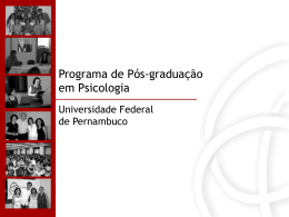 Caracterização - Universidade Federal de Pernambuco