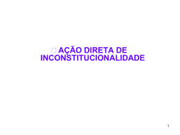 ação direta de inconstitucionalidade (adi)