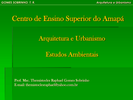 GOMES SOBRINHO, TR Arquitetura e Urbanismo