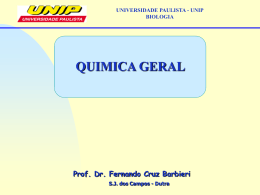 Tabela peri&oacute;dica UNIVERSIDADE PAULISTA