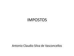 IMPOSTOS DA UNI&Atilde;O