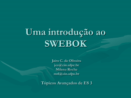 Swebok_14-01-04 - Centro de Informática da UFPE
