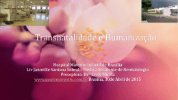 Transnatalidade e Humanização
