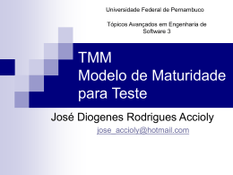 TMM - Universidade Federal de Pernambuco